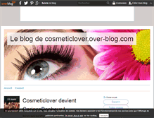 Tablet Screenshot of cosmeticlover.over-blog.com