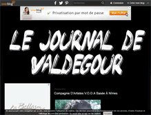 Tablet Screenshot of lejournaldevaldegour.over-blog.com