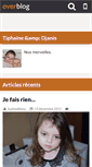 Mobile Screenshot of leblogdetiphaine.over-blog.fr