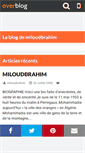 Mobile Screenshot of miloudbrahim.over-blog.com