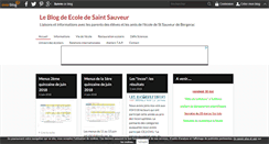 Desktop Screenshot of ecolestsauveur.over-blog.com
