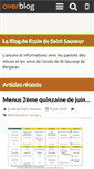 Mobile Screenshot of ecolestsauveur.over-blog.com