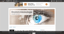 Desktop Screenshot of droitetcriminologie.over-blog.com