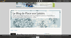Desktop Screenshot of plaeauxloisirs.over-blog.com
