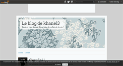 Desktop Screenshot of khanel3.over-blog.com