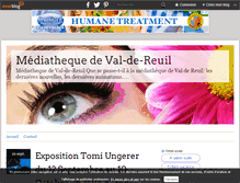 Tablet Screenshot of mediathequevaldereuil.over-blog.fr