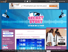 Tablet Screenshot of leblogdelavoix.over-blog.com