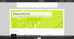 Desktop Screenshot of mamasurvey.over-blog.com