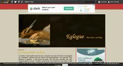 Desktop Screenshot of eglogue.over-blog.com