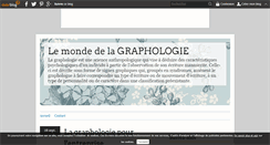 Desktop Screenshot of graphologie.over-blog.com
