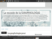 Tablet Screenshot of graphologie.over-blog.com