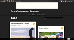 Desktop Screenshot of frasesfamosas.over-blog.com
