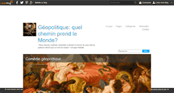 Desktop Screenshot of geopolitique-lavenirdumonde.over-blog.com