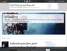 Tablet Screenshot of miladiou.over-blog.com