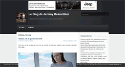 Desktop Screenshot of jeremy-beauvillain.over-blog.com