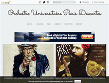 Tablet Screenshot of orchestreparisdescartes.over-blog.com