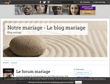 Tablet Screenshot of notre.mariage.over-blog.com