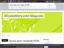 Tablet Screenshot of 05.julesferry.over-blog.com