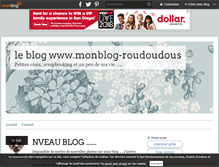 Tablet Screenshot of monblog-roudoudous.over-blog.com