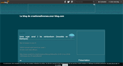Desktop Screenshot of creationsdiverses.over-blog.com