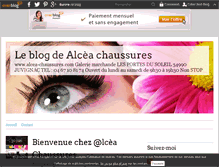 Tablet Screenshot of alcea-chaussure.over-blog.com