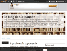 Tablet Screenshot of denisjeanson.over-blog.com
