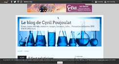 Desktop Screenshot of cyrilpoujoulat.over-blog.com