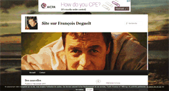 Desktop Screenshot of francoisdeguelt.over-blog.com