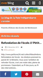 Mobile Screenshot of listeindependantecormier.over-blog.com