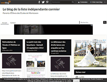 Tablet Screenshot of listeindependantecormier.over-blog.com