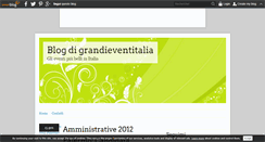 Desktop Screenshot of grandieventitalia.over-blog.com