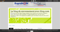 Desktop Screenshot of orevenement.over-blog.com