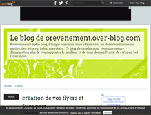 Tablet Screenshot of orevenement.over-blog.com