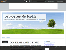 Tablet Screenshot of leblogvertdesophie.over-blog.com