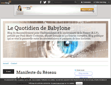 Tablet Screenshot of lequotidiendebabylone.over-blog.com