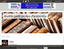 Tablet Screenshot of mattei.over-blog.fr