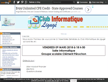 Tablet Screenshot of clubinfoliguge.over-blog.com