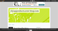 Desktop Screenshot of cheapproducts.over-blog.com