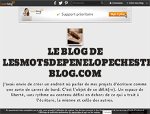 Tablet Screenshot of lesmotsdepenelopechester.over-blog.com