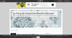 Desktop Screenshot of lespetitesfeesbrodeuses.over-blog.com
