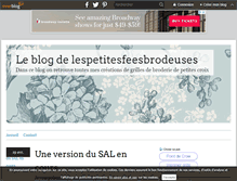 Tablet Screenshot of lespetitesfeesbrodeuses.over-blog.com