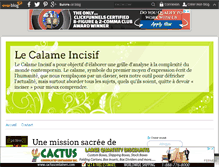 Tablet Screenshot of calame-incisif.over-blog.com