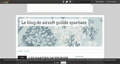 Desktop Screenshot of la-airsoft-guilde-spartiate.over-blog.com