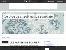 Tablet Screenshot of la-airsoft-guilde-spartiate.over-blog.com