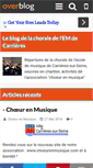 Mobile Screenshot of choralecarrieres.over-blog.com