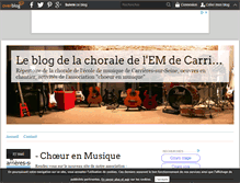 Tablet Screenshot of choralecarrieres.over-blog.com