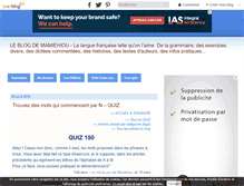 Tablet Screenshot of mamiehiou.over-blog.com