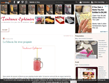 Tablet Screenshot of chez.tendance.ephemere.over-blog.com