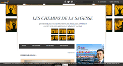 Desktop Screenshot of lescheminsdelasagesse.over-blog.com