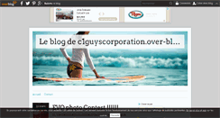 Desktop Screenshot of c1guyscorporation.over-blog.com